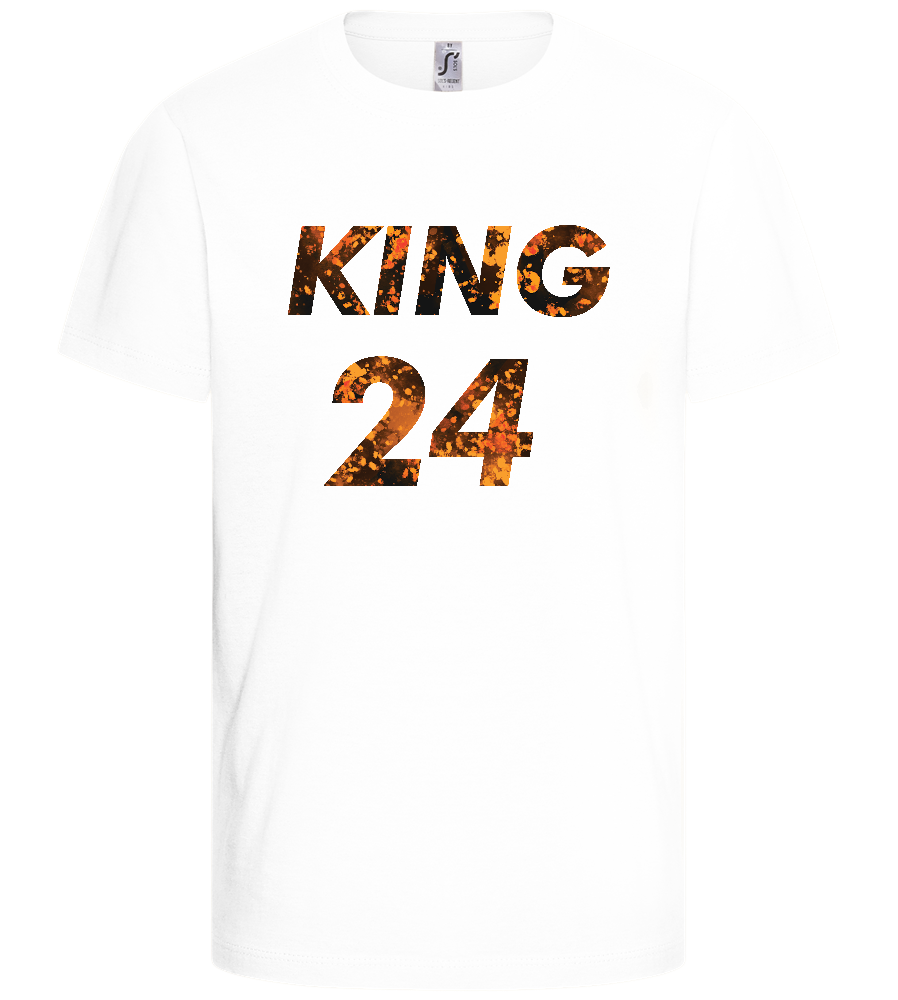 KING 24 Design - Basic kids t-shirt_WHITE_front