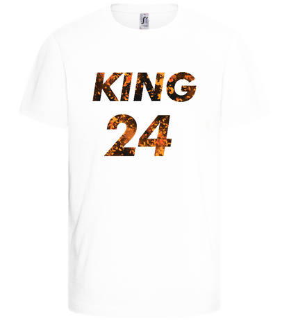 KING 24 Design - Basic kids t-shirt_WHITE_front