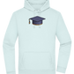 Pixelated Hat Design - Premium Essential Unisex Hoodie_ARCTIC BLUE_front