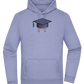 Pixelated Hat Design - Premium Essential Unisex Hoodie_BLUE_front