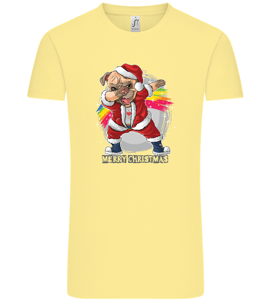 Christmas Dab Design - Comfort Unisex T-Shirt_AMARELO CLARO_front