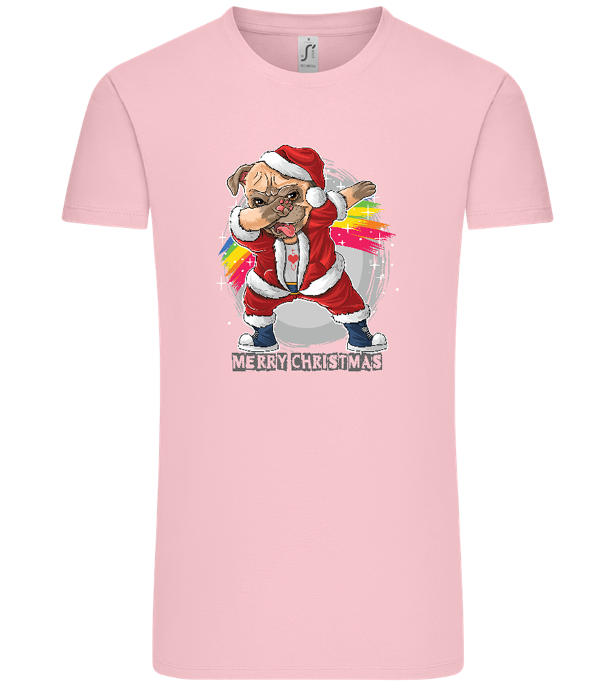 Christmas Dab Design - Comfort Unisex T-Shirt_CANDY PINK_front