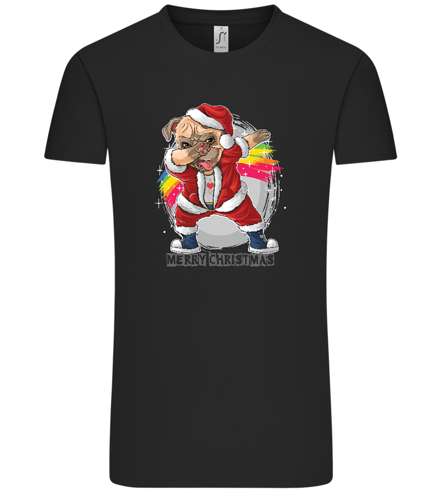 Christmas Dab Design - Comfort Unisex T-Shirt_DEEP BLACK_front