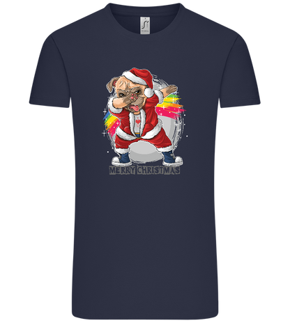 Christmas Dab Design - Comfort Unisex T-Shirt_FRENCH NAVY_front