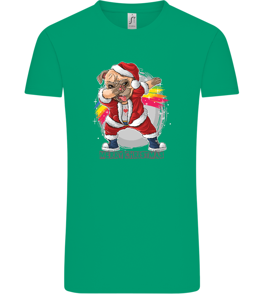 Christmas Dab Design - Comfort Unisex T-Shirt_SPRING GREEN_front