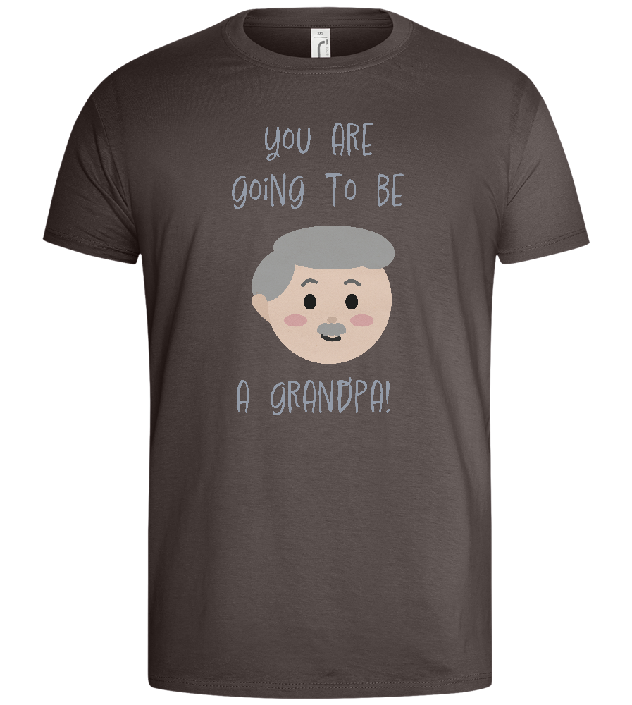 Future Grandpa Design - Basic men's t-shirt_DARK GRAY_front