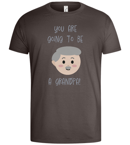 Future Grandpa Design - Basic men's t-shirt_DARK GRAY_front