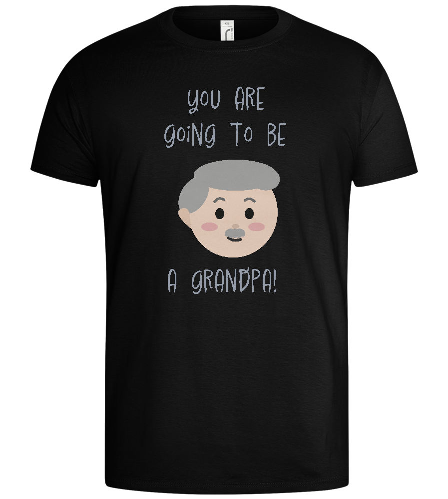 Future Grandpa Design - Basic men's t-shirt_DEEP BLACK_front