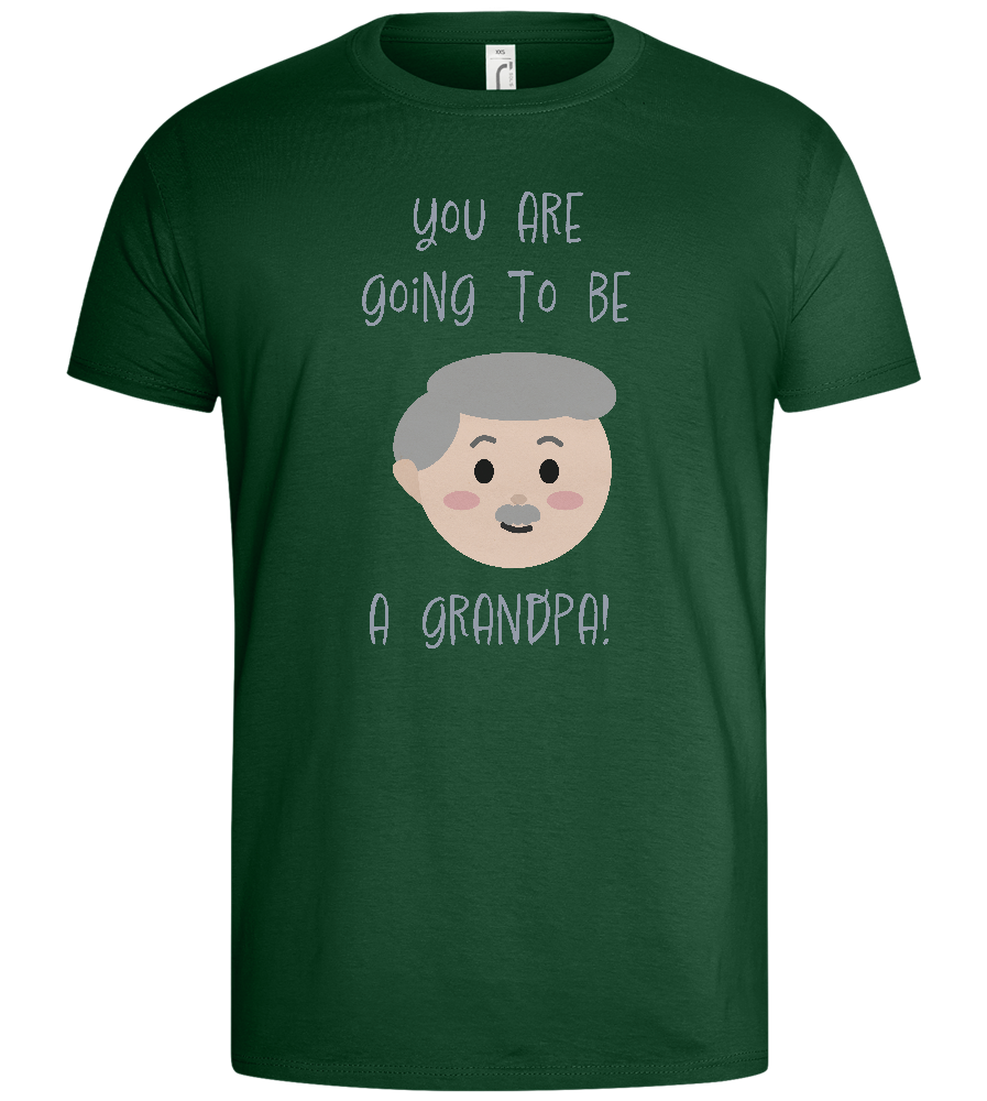 Future Grandpa Design - Basic men's t-shirt_GREEN BOTTLE_front