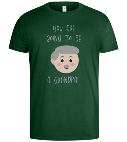 Future Grandpa Design - Basic men's t-shirt_GREEN BOTTLE_front