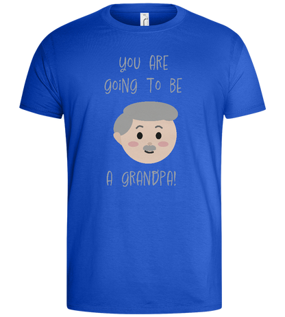 Future Grandpa Design - Basic men's t-shirt_ROYAL_front