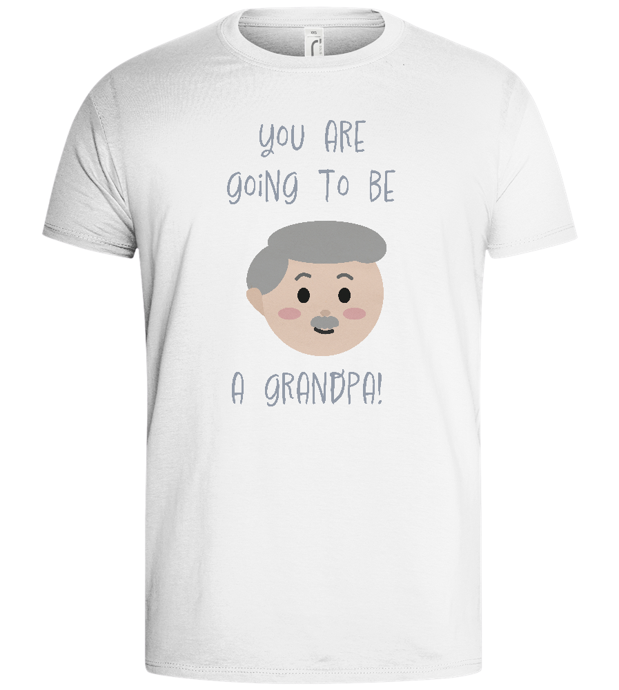 Future Grandpa Design - Basic men's t-shirt_WHITE_front