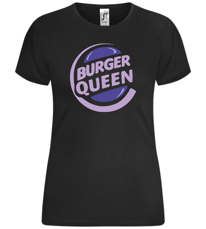 Burger Queen Design - Comfort women's t-shirt_DEEP BLACK_front