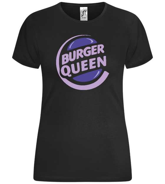 Burger Queen Design - Comfort women's t-shirt_DEEP BLACK_front