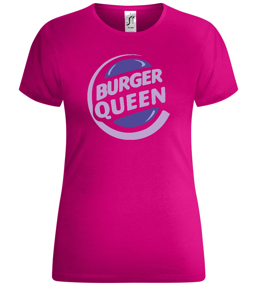 Burger Queen Design - Comfort women's t-shirt_FUCHSIA_front