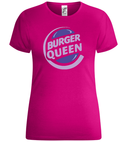 Burger Queen Design - Comfort women's t-shirt_FUCHSIA_front