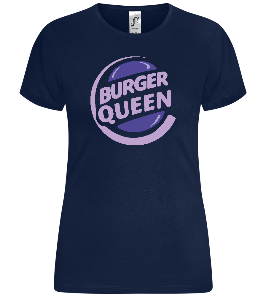 Burger Queen Design - Comfort women's t-shirt_MARINE_front