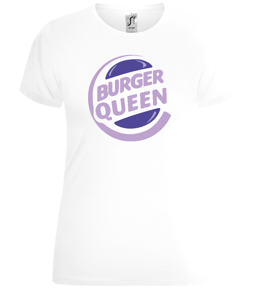 Burger Queen Design - Comfort women's t-shirt_WHITE_front