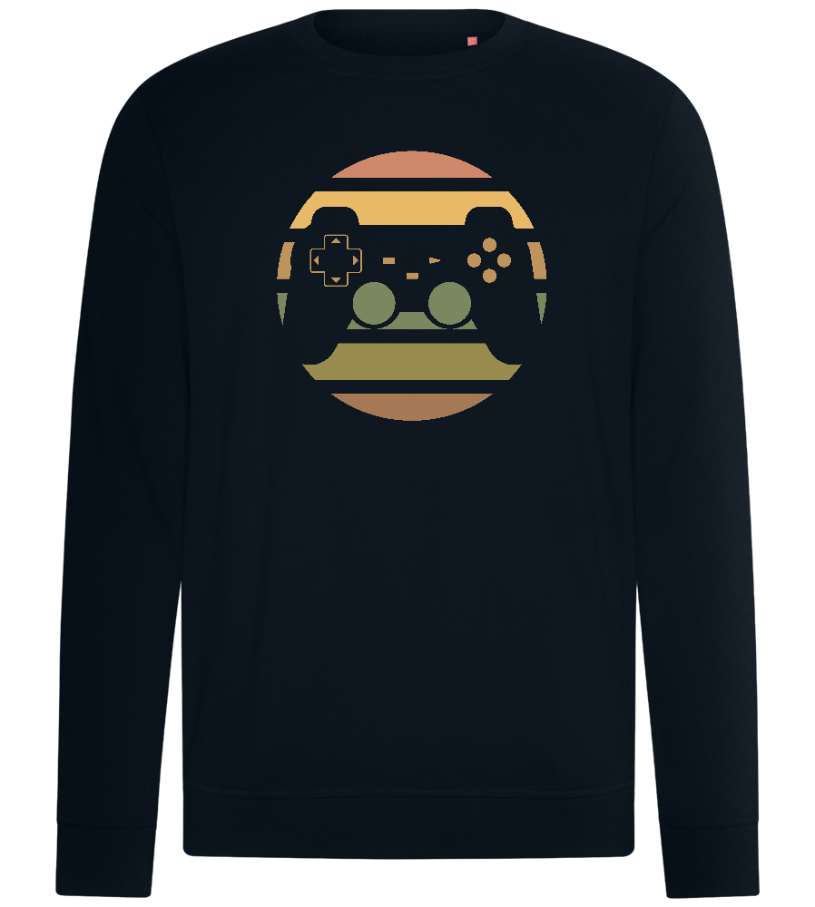 Retro Game Controller Design - Comfort unisex sweater_BLACK_front