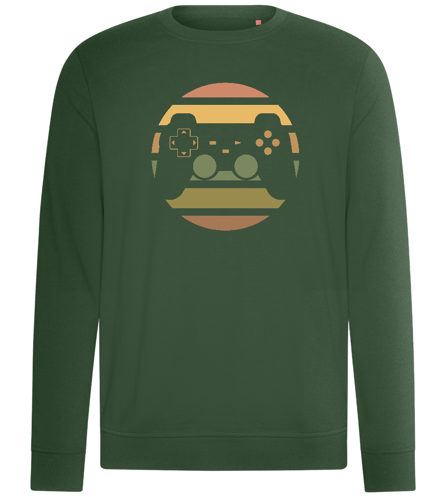 Retro Game Controller Design - Comfort unisex sweater_GREEN BOTTLE_front