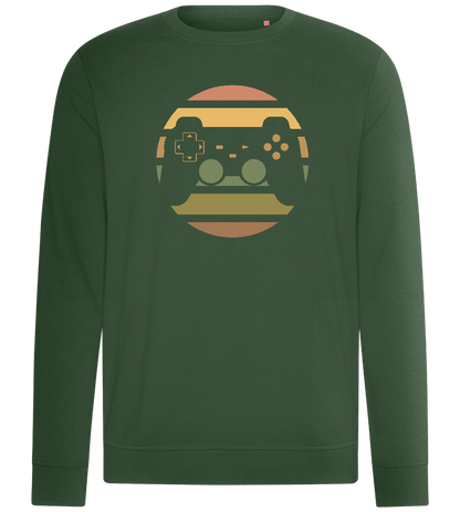 Retro Game Controller Design - Comfort unisex sweater_GREEN BOTTLE_front