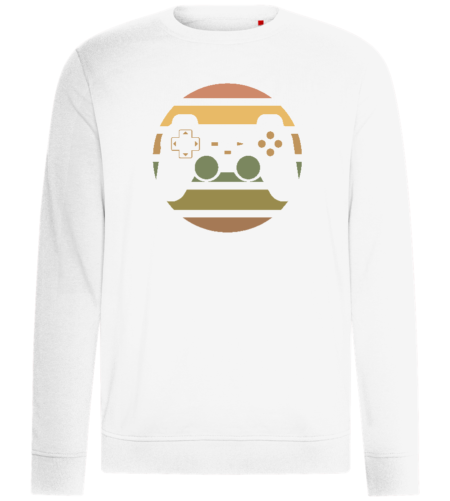 Retro Game Controller Design - Comfort unisex sweater_WHITE_front