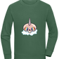 Unicorn Rainbow Design - Comfort unisex sweater_GREEN BOTTLE_front