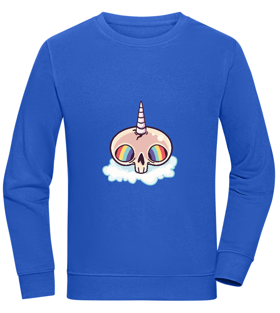 Unicorn Rainbow Design - Comfort unisex sweater_ROYAL_front