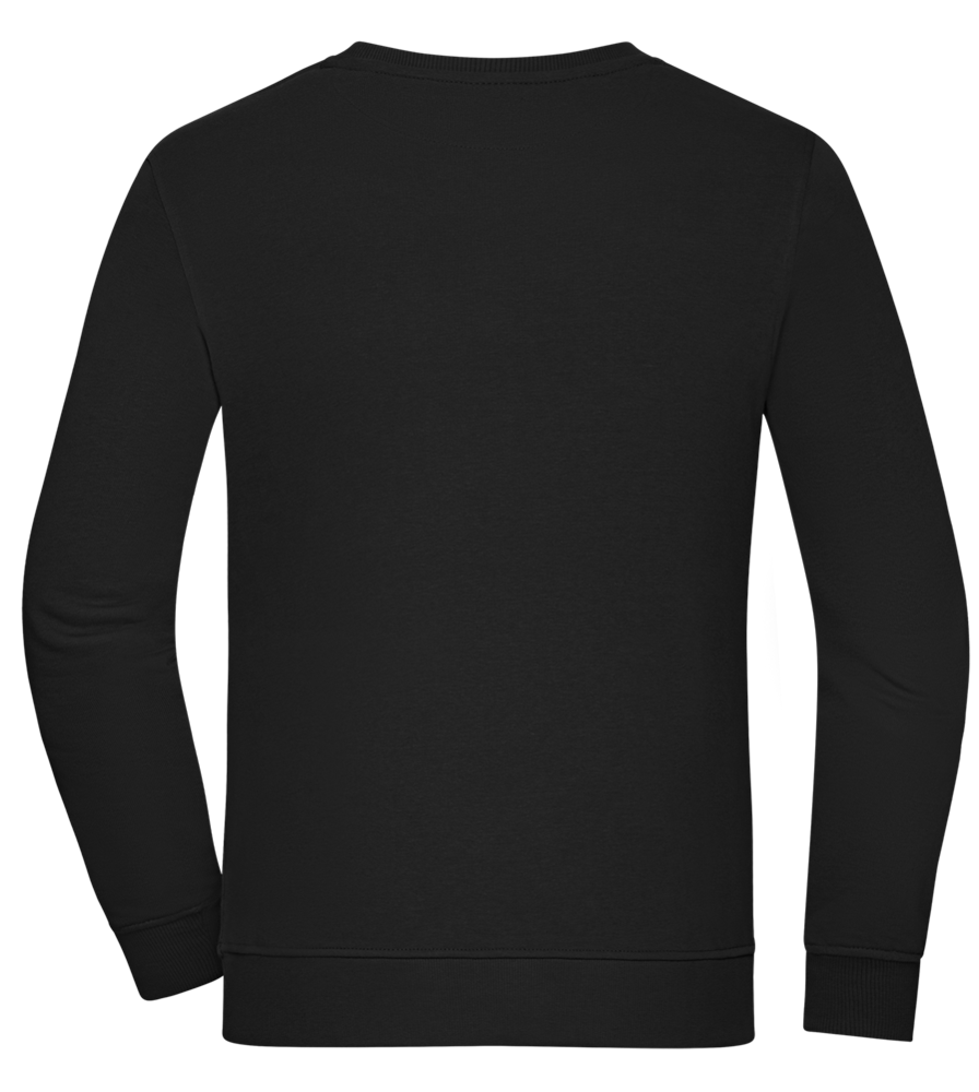 Unicorn Rainbow Design - Comfort unisex sweater_BLACK_back