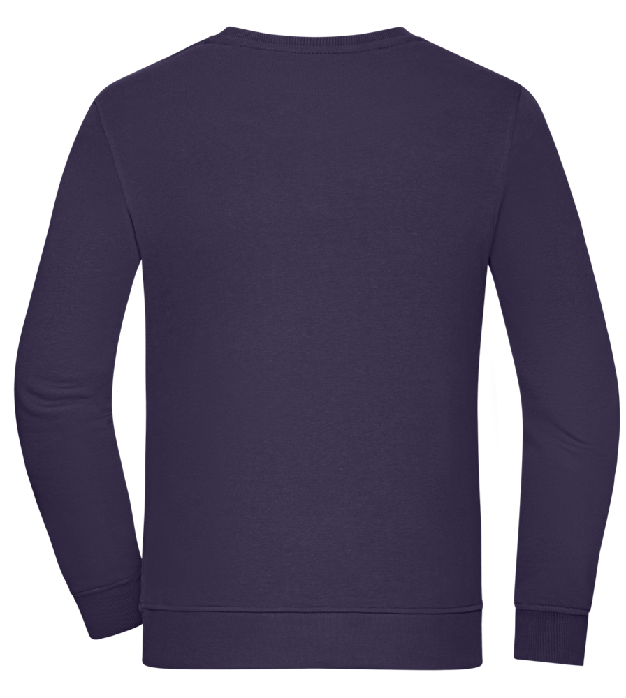 Unicorn Rainbow Design - Comfort unisex sweater_FRENCH NAVY_back