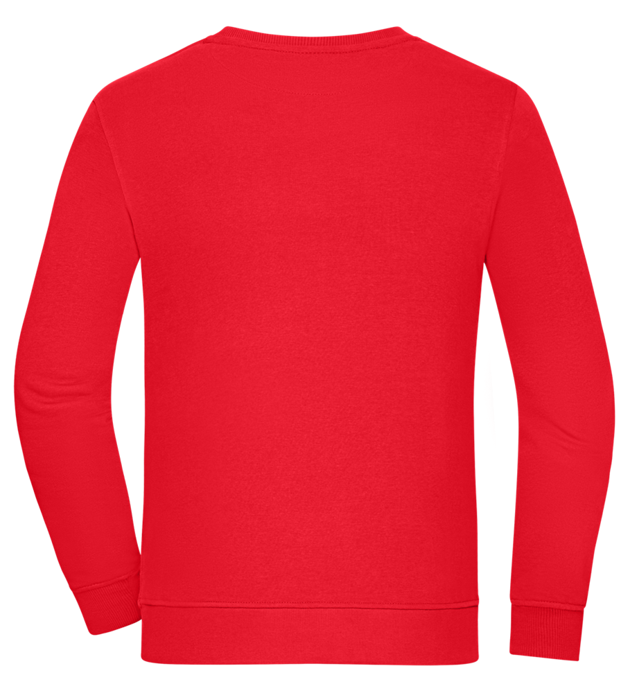 Unicorn Rainbow Design - Comfort unisex sweater_RED_back