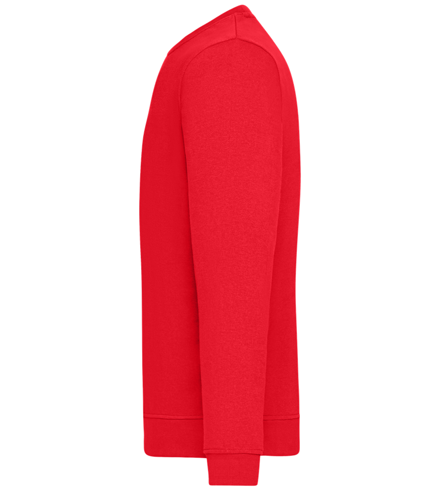 Unicorn Rainbow Design - Comfort unisex sweater_RED_left