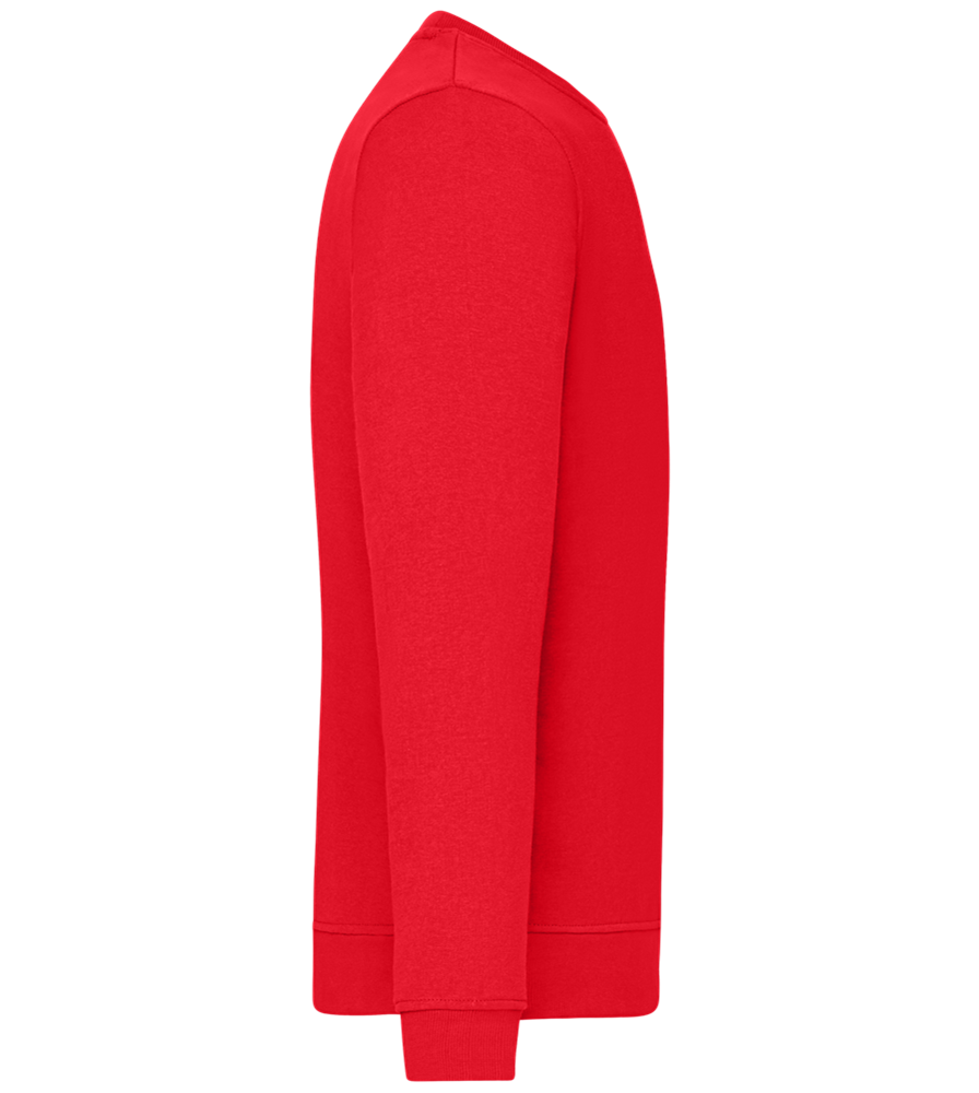 Unicorn Rainbow Design - Comfort unisex sweater_RED_right