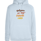 My Favorite Color is Autumn Design - Premium unisex hoodie_CREAMY BLUE_front