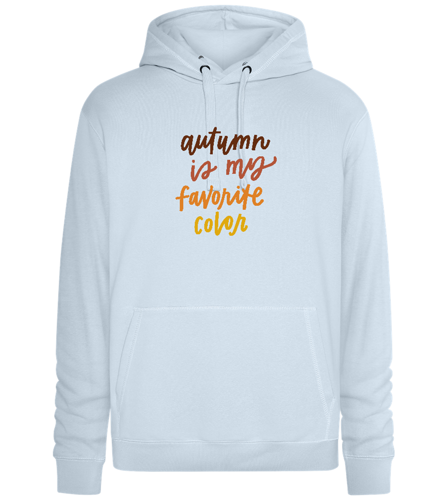 My Favorite Color is Autumn Design - Premium unisex hoodie_CREAMY BLUE_front