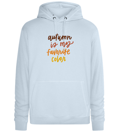 My Favorite Color is Autumn Design - Premium unisex hoodie_CREAMY BLUE_front