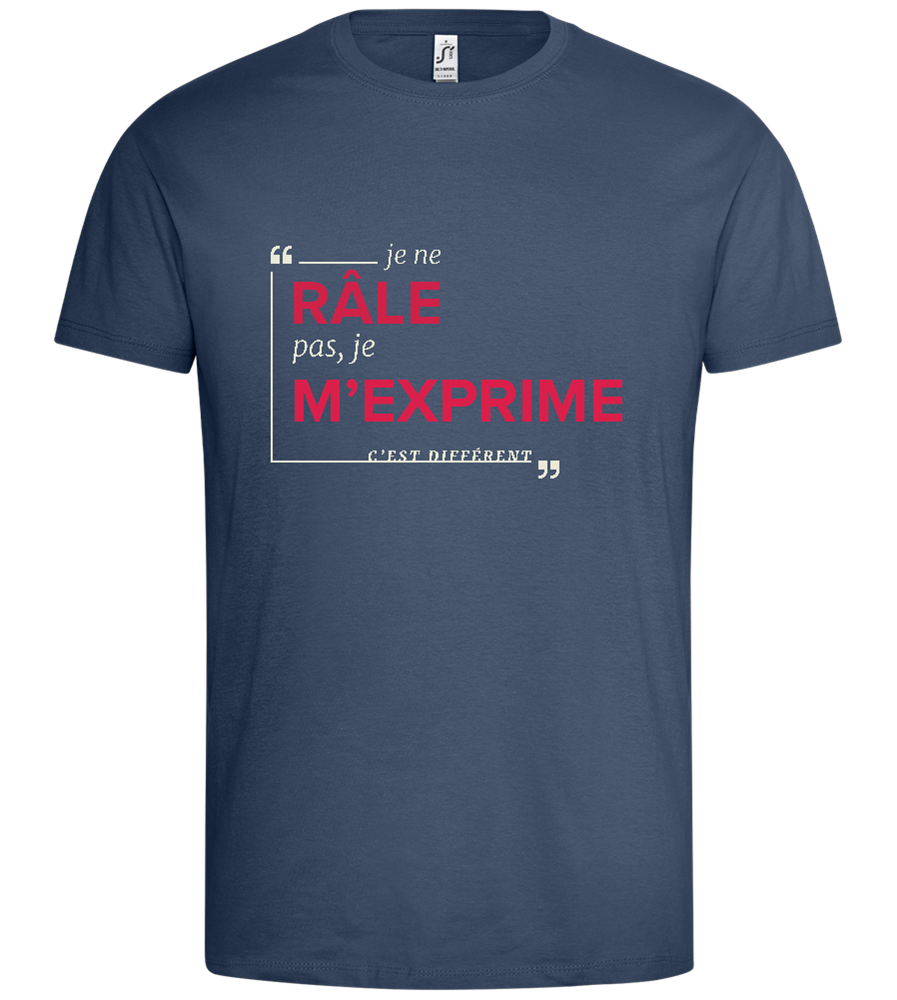 Express Yourself Design - Premium men's t-shirt_DENIM_front