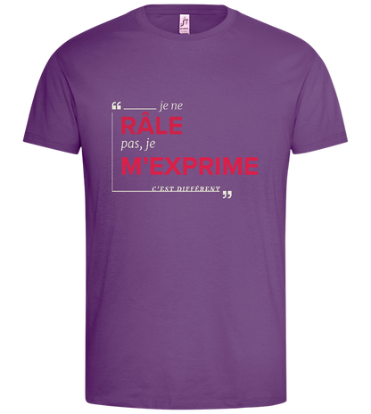 Express Yourself Design - Premium men's t-shirt_LIGHT PURPLE_front