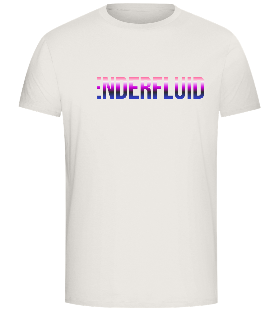 Genderfluid Text Design - Comfort Unisex T-Shirt_ECRU_front