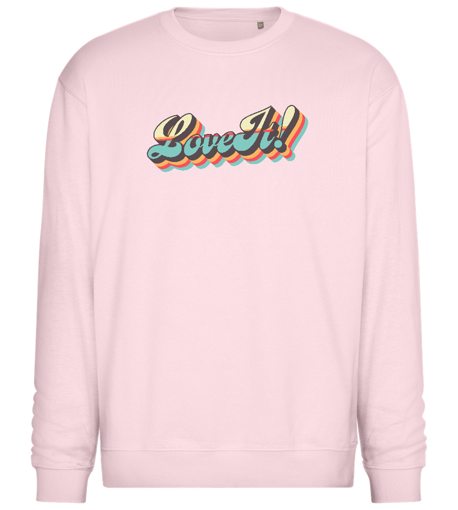 Love It Design - Comfort Essential Unisex Sweater_LIGHT PEACH ROSE_front