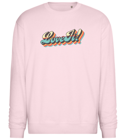 Love It Design - Comfort Essential Unisex Sweater_LIGHT PEACH ROSE_front