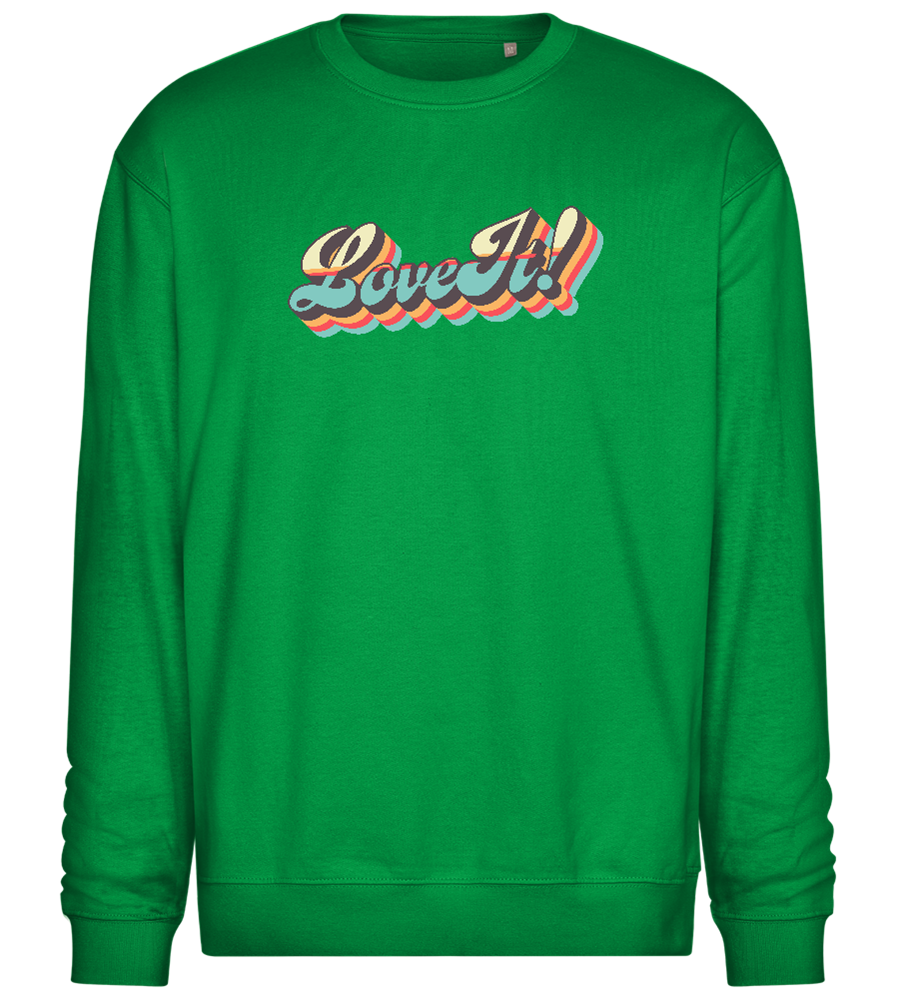 Love It Design - Comfort Essential Unisex Sweater_MEADOW GREEN_front