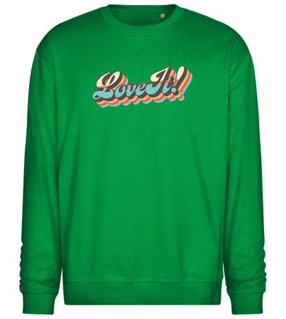 Love It Design - Comfort Essential Unisex Sweater_MEADOW GREEN_front