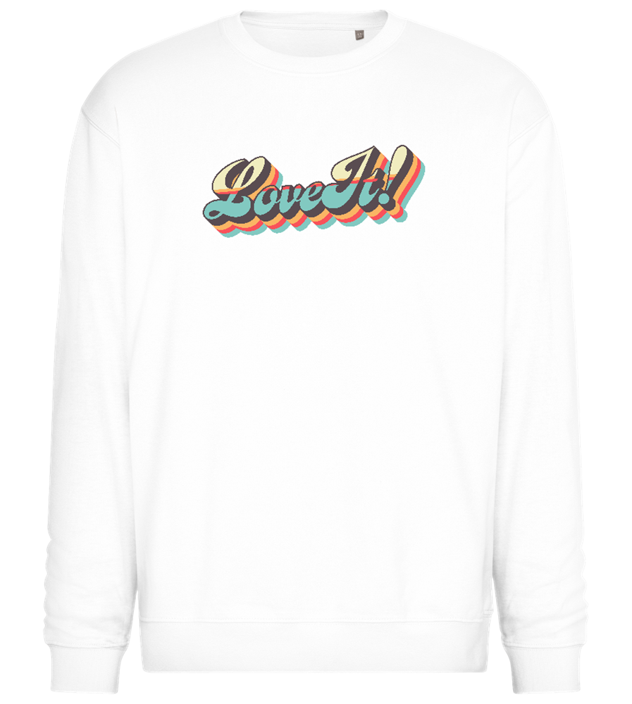 Love It Design - Comfort Essential Unisex Sweater_WHITE_front