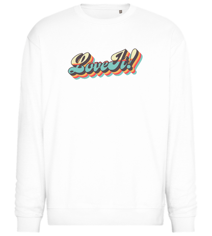 Love It Design - Comfort Essential Unisex Sweater_WHITE_front