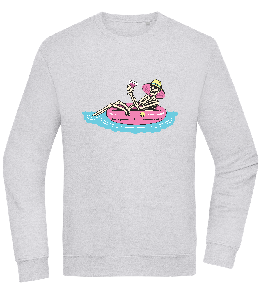 Drink And Chill Design - Comfort Essential Unisex Sweater_ORION GREY II_front