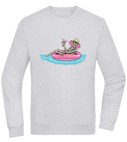 Drink And Chill Design - Comfort Essential Unisex Sweater_ORION GREY II_front