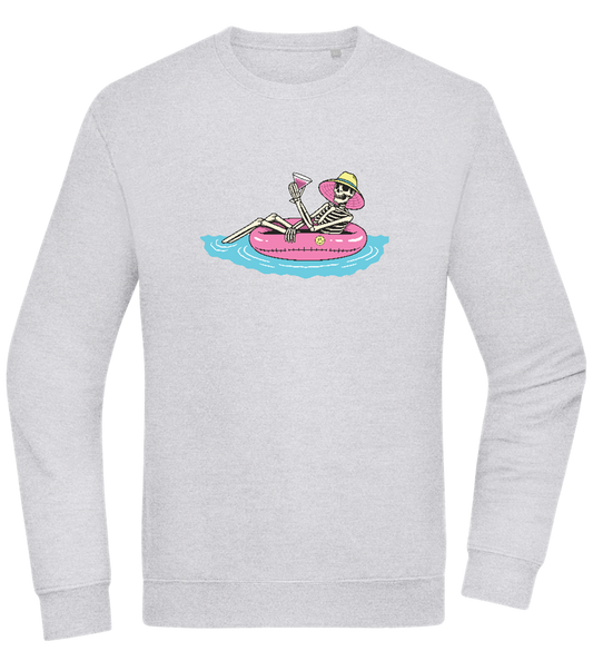 Drink And Chill Design - Comfort Essential Unisex Sweater_ORION GREY II_front