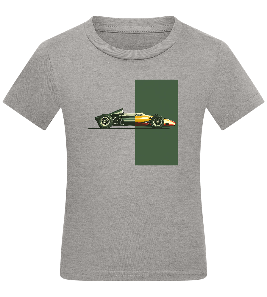 Retro F1 Design - Comfort kids fitted t-shirt_ORION GREY_front