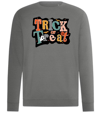 Spooky Trick or Treat Design - Comfort unisex sweater_ORION GREY II_front